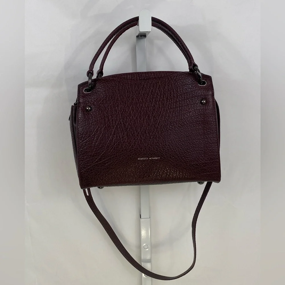 NWT Rebecca Minkoff Currant Leather Satchel/Crossbody Bag - Picture 4 of 16